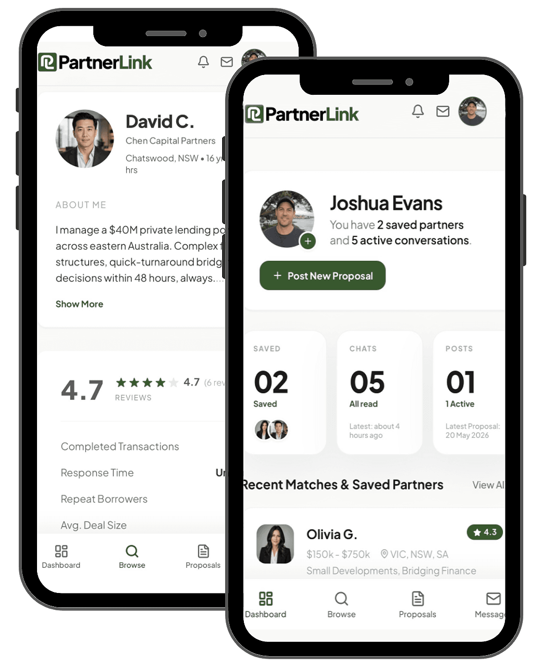 PartnerLink mobile app preview